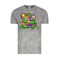 Cloud Rock louisiana map alligator mardi gras olivia Vintage Tee - OliviaCreatesArt