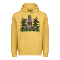 Antique Gold the real gift is jesus Premium Hoodie - CowhideDigitalArt