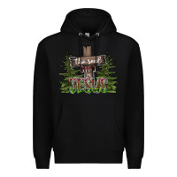Black the real gift is jesus Premium Hoodie - CowhideDigitalArt