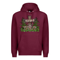 Burgundy the real gift is jesus Premium Hoodie - CowhideDigitalArt