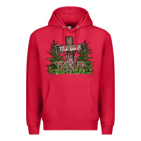 Cardinal the real gift is jesus Premium Hoodie - CowhideDigitalArt