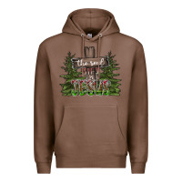 Chestnut the real gift is jesus Premium Hoodie - CowhideDigitalArt
