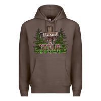 Coffee the real gift is jesus Premium Hoodie - CowhideDigitalArt