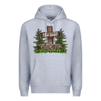 Heather Grey the real gift is jesus Premium Hoodie - CowhideDigitalArt