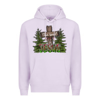 Lilac the real gift is jesus Premium Hoodie - CowhideDigitalArt