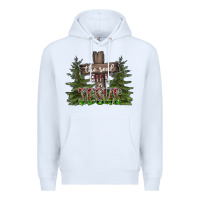 White the real gift is jesus Premium Hoodie - CowhideDigitalArt