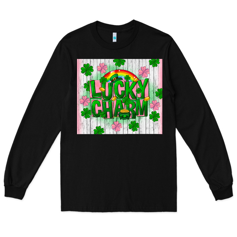 Lucky Charm St Patricks Day Long Sleeve Tee by FaDigitalArtStudio | Teevron