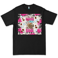 Black i like my coffee cold like my soul Premium Tee - TumblerDesignByShophia