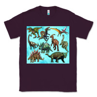 Plum dinosaurs tumbler Classic Tee - Artiststas