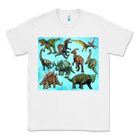 White dinosaurs tumbler Classic Tee - Artiststas