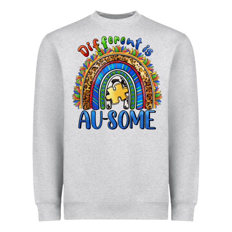 Different Is Ausome Heavyweight Sweatshirt by BarkalooDesign | Teevron