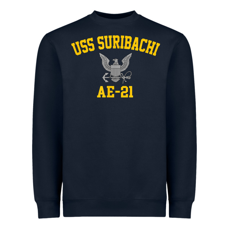 Uss Suribachi Ae 21 T Shirt Heavyweight Sweatshirt by StudioElite | Teevron