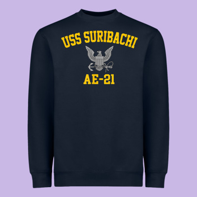 Uss Suribachi Ae 21 T Shirt Heavyweight Sweatshirt Designed By Studioelite