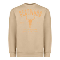 Mushroom deadwood south dakota usa vintage distressed style design long sleeve Heavyweight Sweatshirt - StudioElite