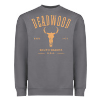 Storm deadwood south dakota usa vintage distressed style design long sleeve Heavyweight Sweatshirt - StudioElite