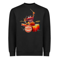 Black The muppets animal drummer Heavyweight Sweatshirt - StudioElite