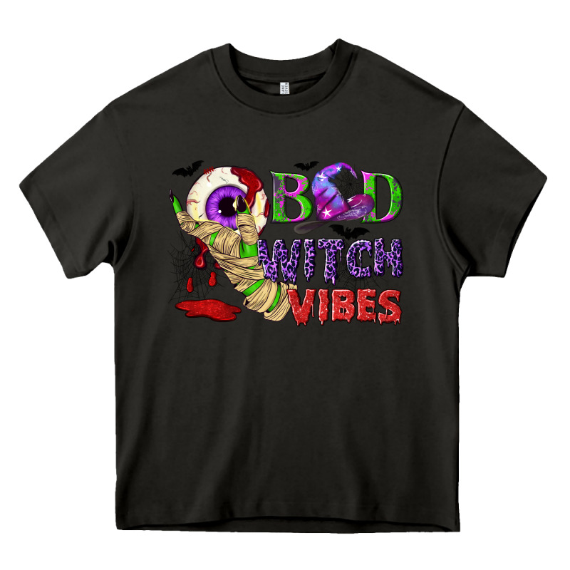 Bad Witch Vibes Heavy Core Tee by NancyCooperArtShop | Teevron