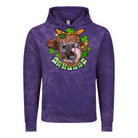 Cloud Purple St. Patrick's Day cow Vintage Hoodie - FaDigitalArtStudio