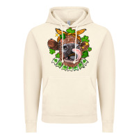 Vintage Artic St. Patrick's Day cow Vintage Hoodie - FaDigitalArtStudio