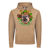 Vintage Coffee St. Patrick's Day cow Vintage Hoodie - FaDigitalArtStudio