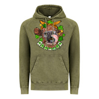 Vintage Olive St. Patrick's Day cow Vintage Hoodie - FaDigitalArtStudio