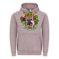 Vintage Zinc St. Patrick's Day cow Vintage Hoodie - FaDigitalArtStudio