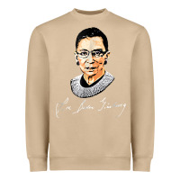 Mushroom rbg ruth bader ginsburg feminist t shirt   signature art Heavyweight Sweatshirt - StudioElite