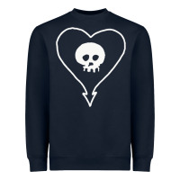 Navy alkaline trio Heavyweight Sweatshirt - StudioElite