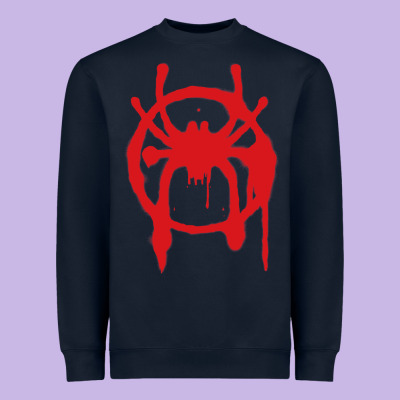 Into The Spider-verse Heavyweight Sweatshirt Designed By Studioelite
