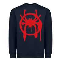 Navy Into the Spider-Verse Heavyweight Sweatshirt - StudioElite