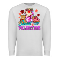 Dove Grey sweet valentine Premium Sweatshirt - AdoDesignShop