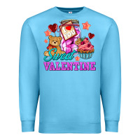 Ocean Blue sweet valentine Premium Sweatshirt - AdoDesignShop