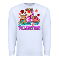 White sweet valentine Premium Sweatshirt - AdoDesignShop