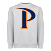 Heather Grey pepperdine waves Heavyweight Sweatshirt - StudioElite