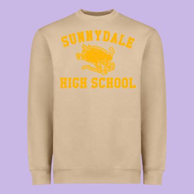 High Scool Merch Heavyweight Sweatshirt Designed By Studioelite