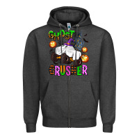 Charcoal Heather ghost crusher Zipper Hoodie - AdoDesignShop