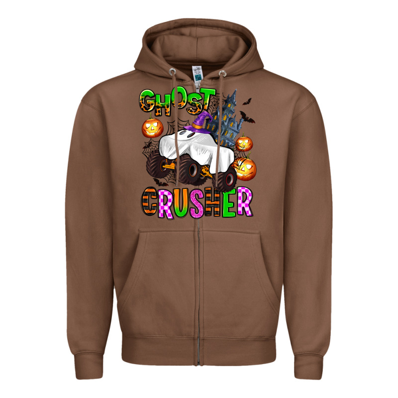 Ghost Crusher Zipper Hoodie by AdoDesignShop | Teevron