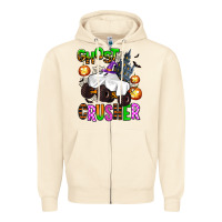 Sandshell ghost crusher Zipper Hoodie - AdoDesignShop