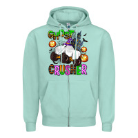 Seafoam ghost crusher Zipper Hoodie - AdoDesignShop