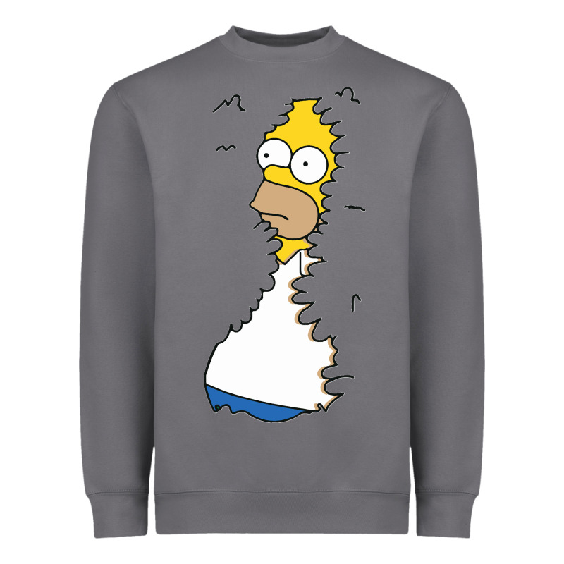 Homer In Hedges Classic Heavyweight Sweatshirt by StudioElite | Teevron
