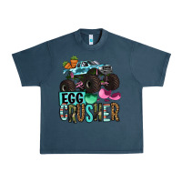 Midnight Navy Easter Day Monster truck Easter egg crusher Urban Heavy Tee - OliviaCreatesArt