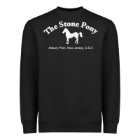 Black The Stone Pony Heavyweight Sweatshirt - StudioElite