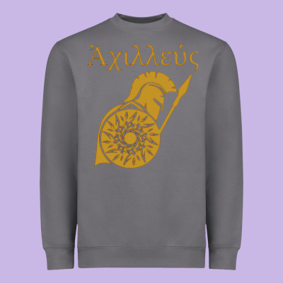 Achilles Son Of Peleus Heavyweight Sweatshirt Designed By Studioelite