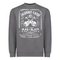 Storm johnny cash man in black Heavyweight Sweatshirt - StudioElite