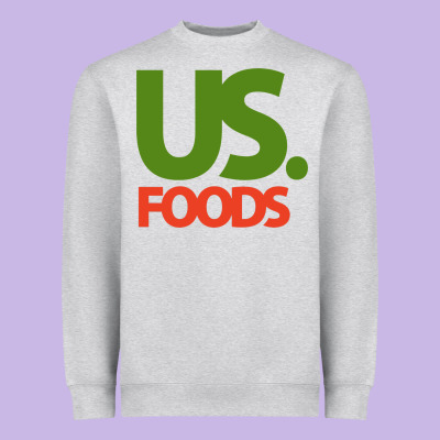 Us Foods Design Heavyweight Sweatshirt Designed By Studioelite
