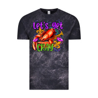 Cloud Black let's get cray with crawfish olivia Vintage Tee - OliviaCreatesArt
