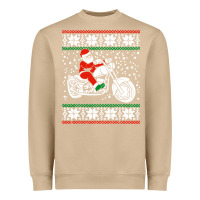 Mushroom santa ridin motocycle Heavyweight Sweatshirt - StudioElite