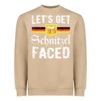 Mushroom lets get schnitzel faced men women vintage oktoberfest t shirt Heavyweight Sweatshirt - StudioElite