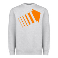 Heather Grey david legion arrow Heavyweight Sweatshirt - StudioElite
