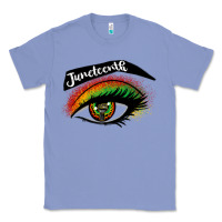 Colony Blue juneteenth eyelash cowgirl Classic Tee - CowGirlArtShop